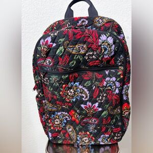 Vera Bradley Lay Flat packable Travel  Backpack Lightweight Cotton
